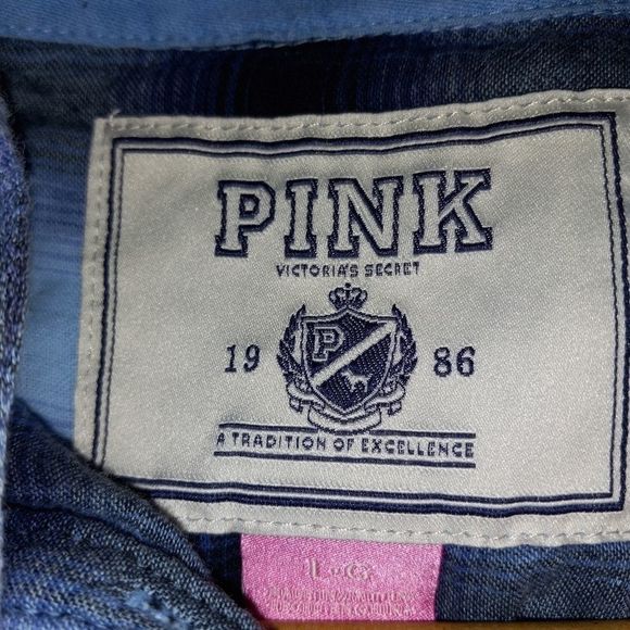 PINK VICTORIA'S SECRET LONG SLEEVE SHIRT - Picture 4 of 4